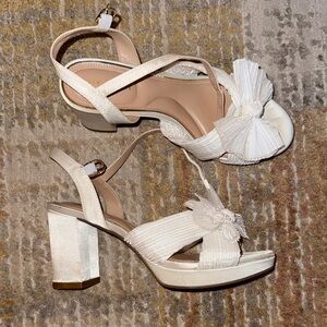 Kelly & Katie Ivory Strappy Heels
